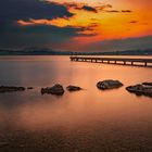 Stones on the lake