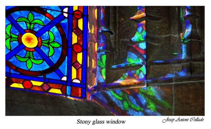 Stony glass window