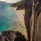 stony view Anse Source D'Argent