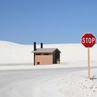 STOP and go - White Sands National Monument, New Mexico, USA