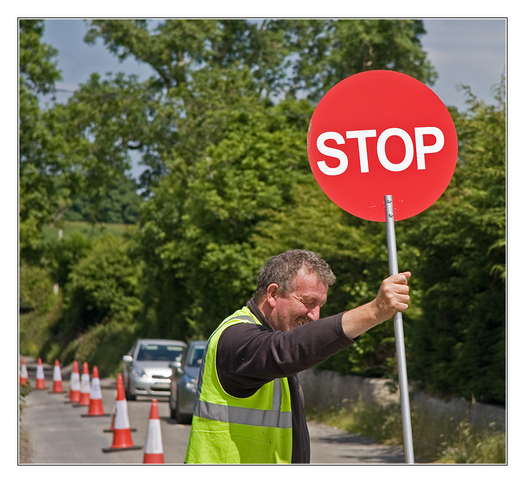 Stop auf irisch