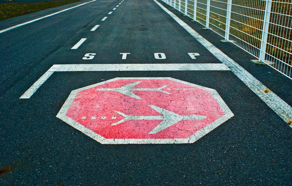 Stop - Flugverkehr