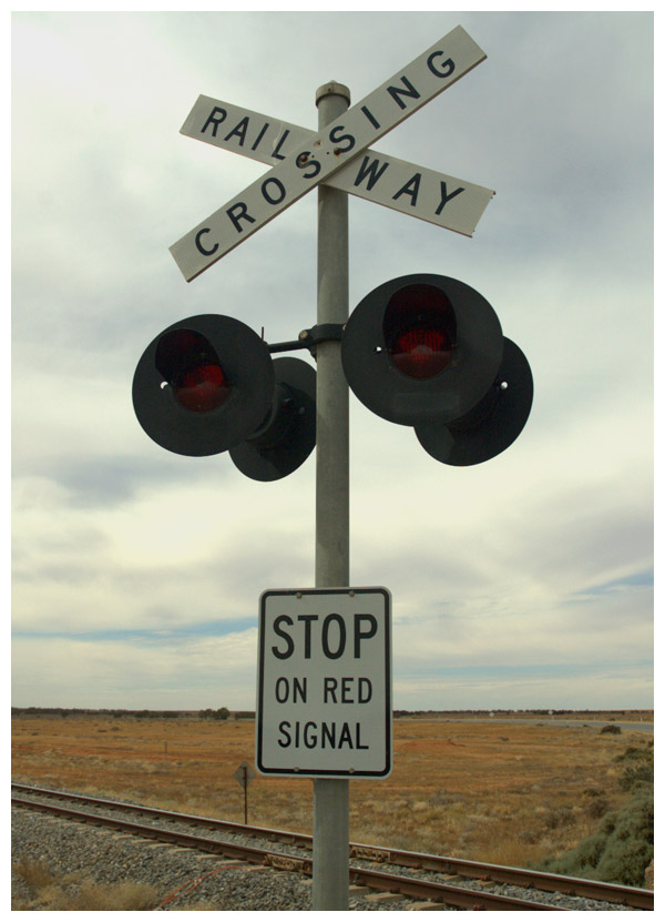 Stop on red signal