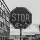 Stop Schild in Frankfurt 