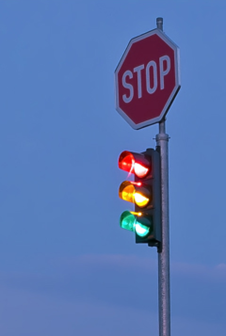 Stopp für die gefährliche Ampel.