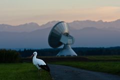 Storch - Antenne - Berge