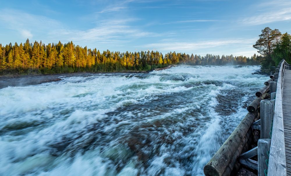 Storforsen Stromschnellen