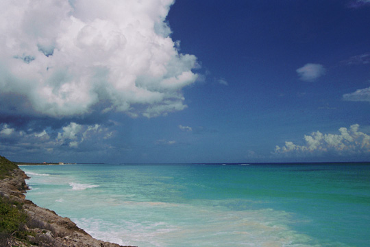 Storm in Cancun