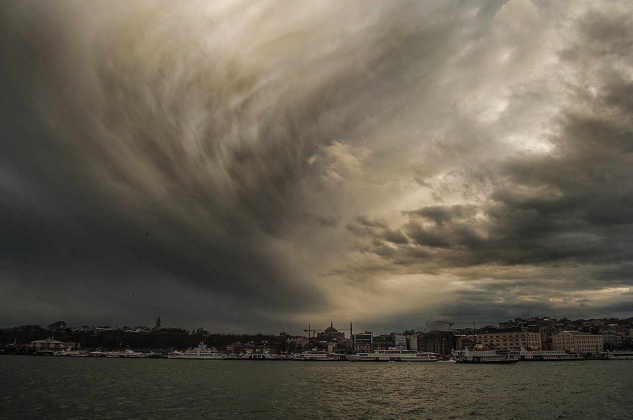 storm in Istanbul ) Foto &amp; Bild landscape, seasons, autum fall
