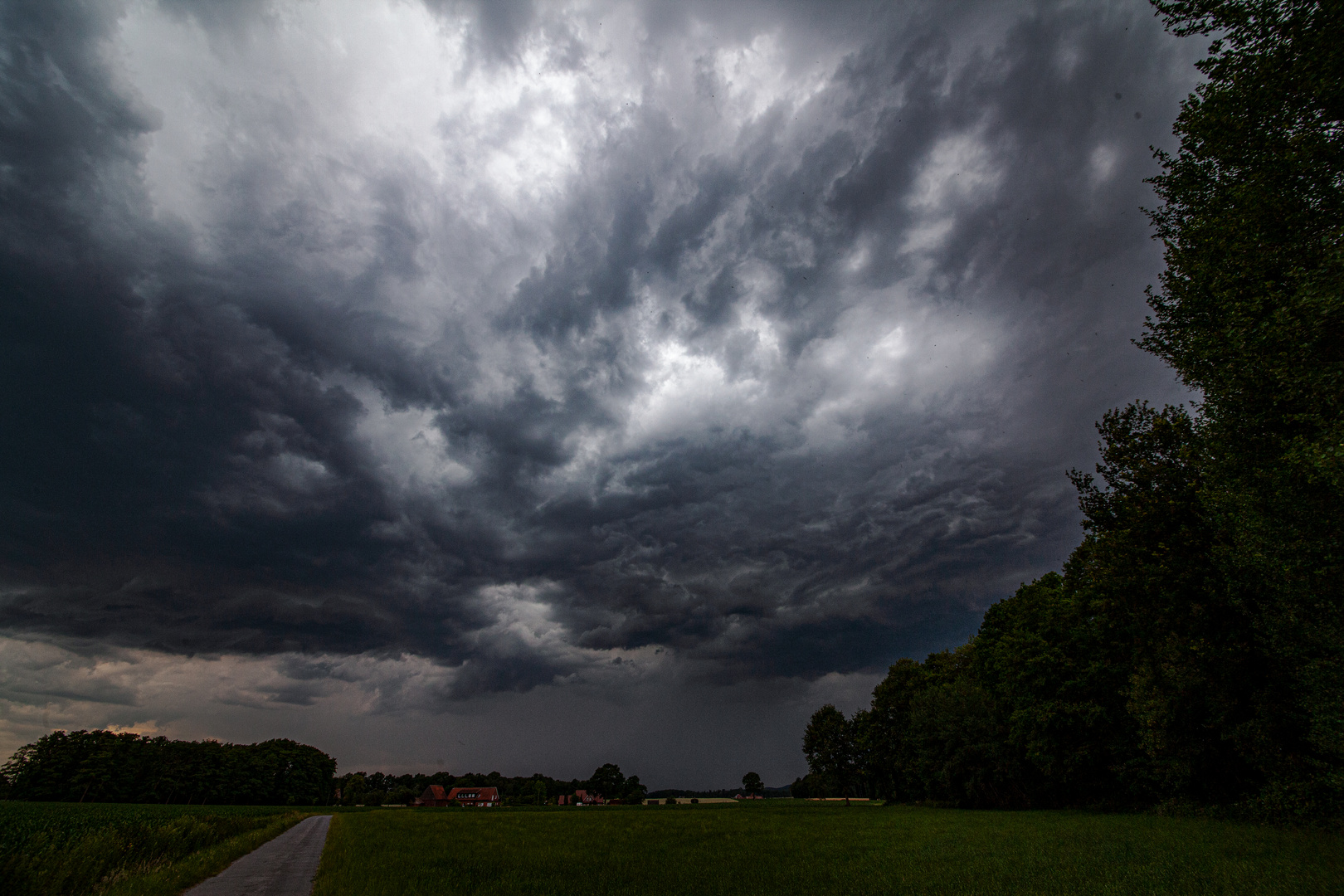 Storm, Leversum, Lüdinghausen, Germany