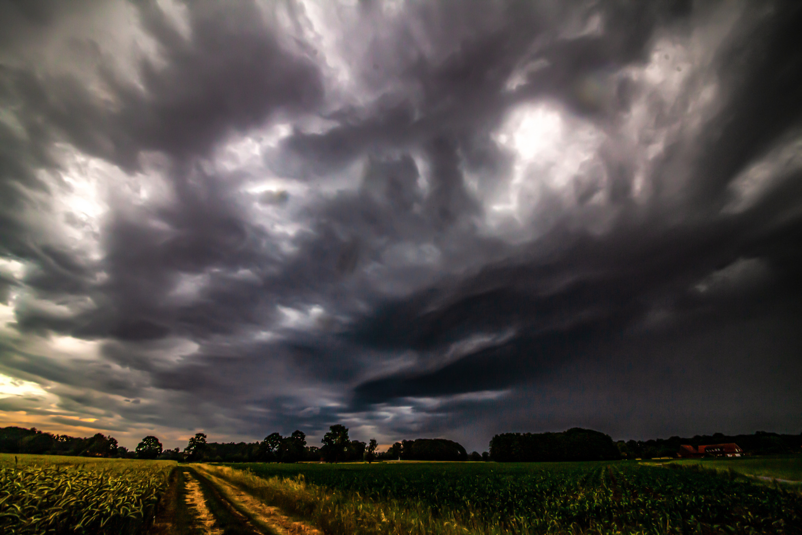 Storm, Leversum, Lüdinghausen, Germany