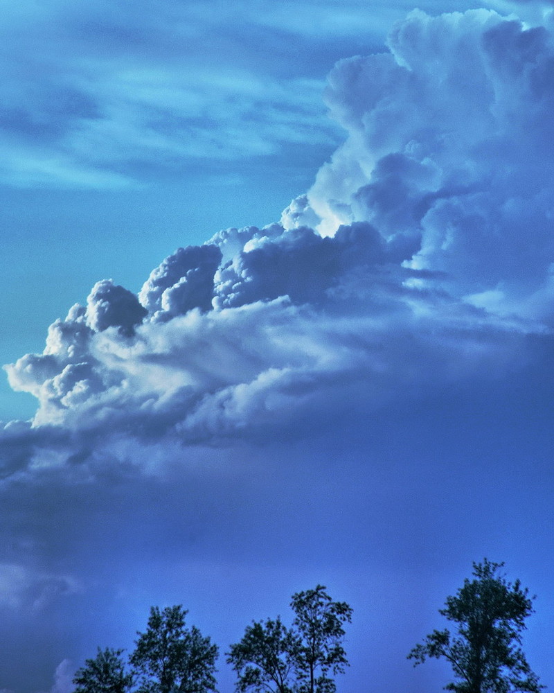 Storm moving across the plain