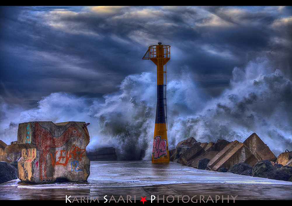 Storm on the Basque Coast