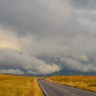 Storm on the road