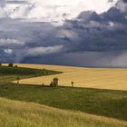 Storm over a terrible field