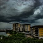 Storm over Darwin Waterfront Precinct