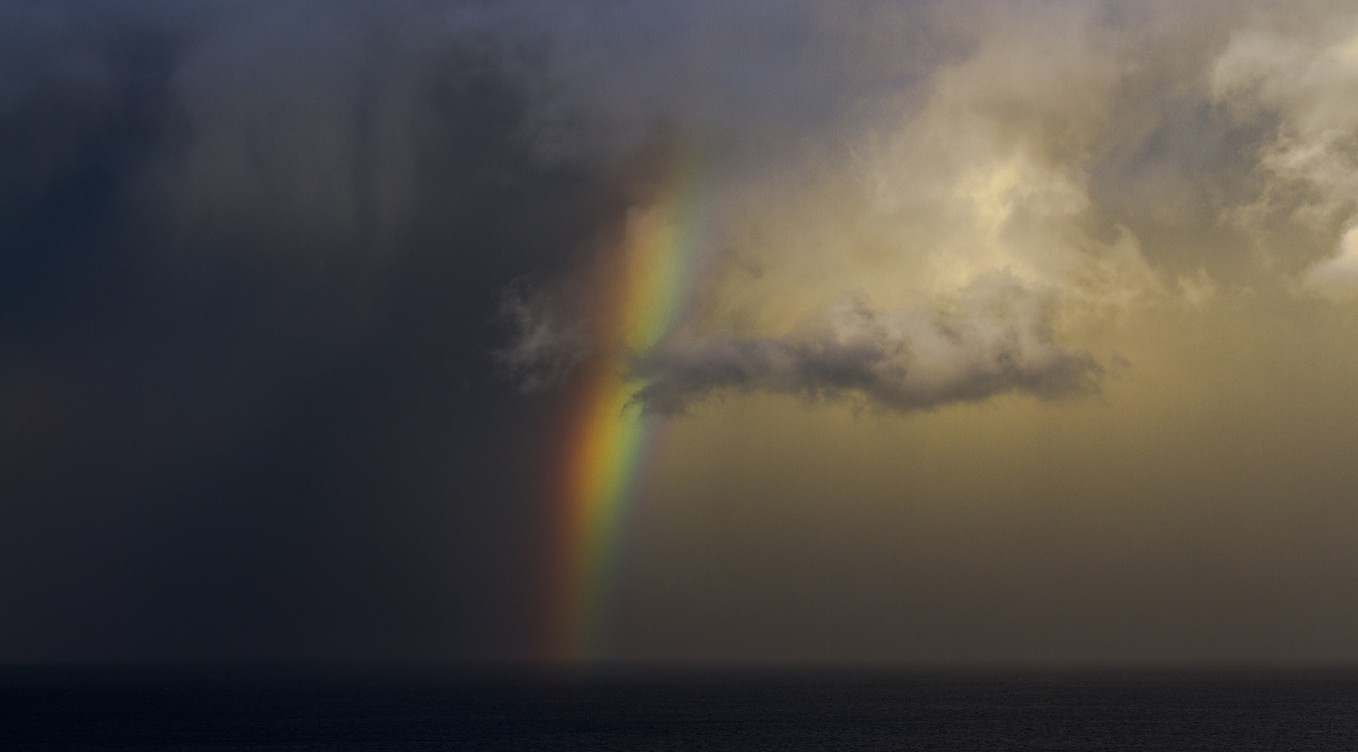 Storm over False Bay, Cape Town, South Africa