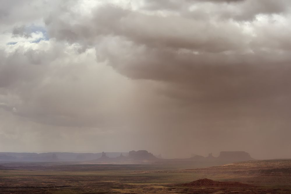 *Storm over Monument Valley*