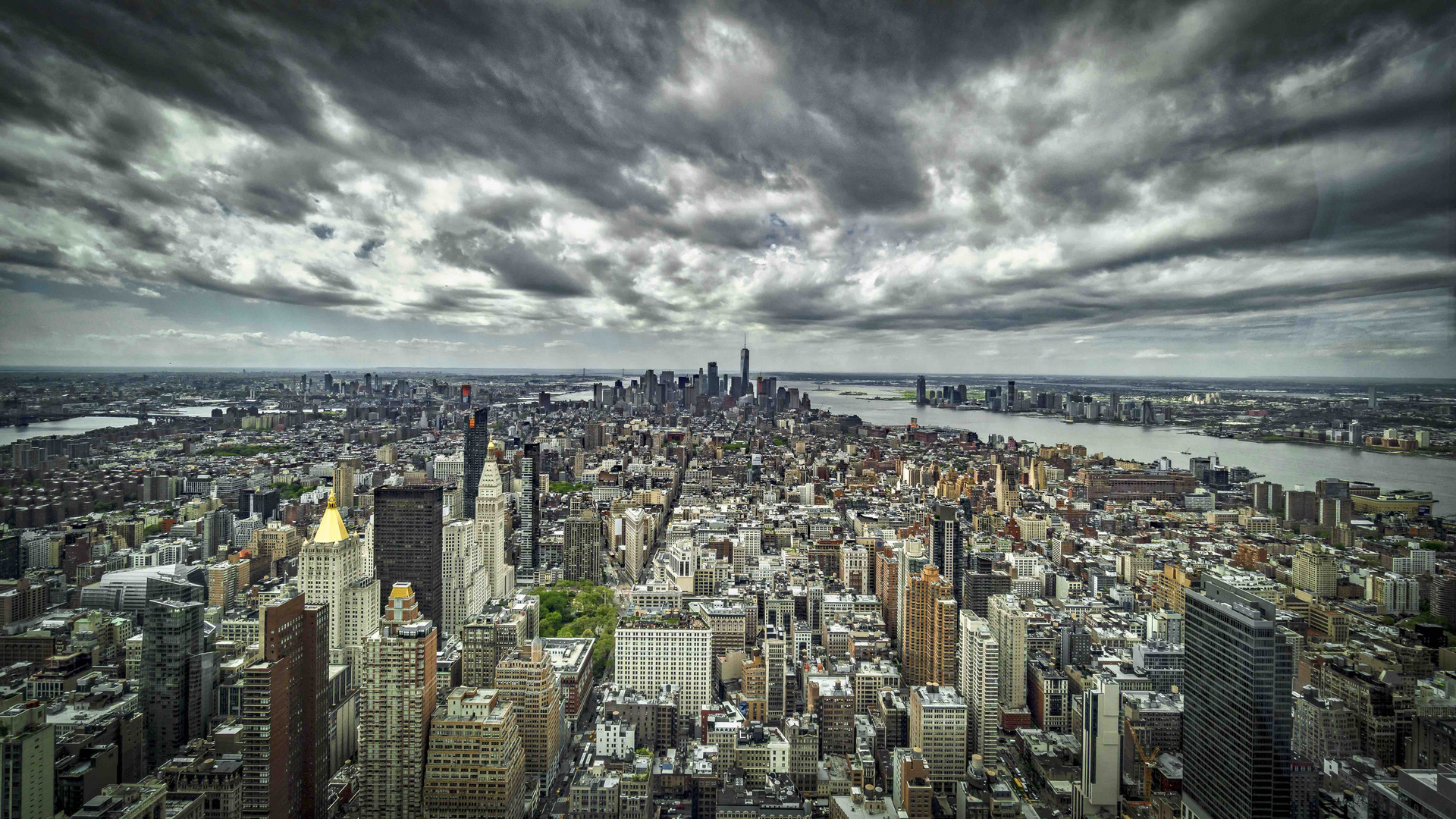 Storm over New York