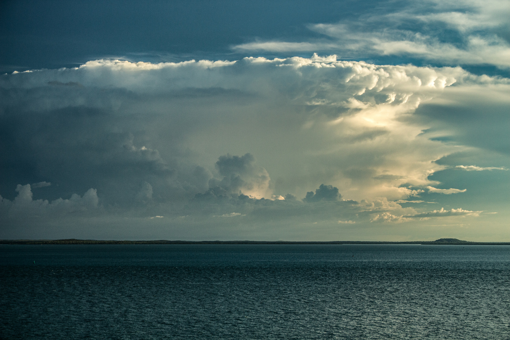 Stormcloud over Port Darwin