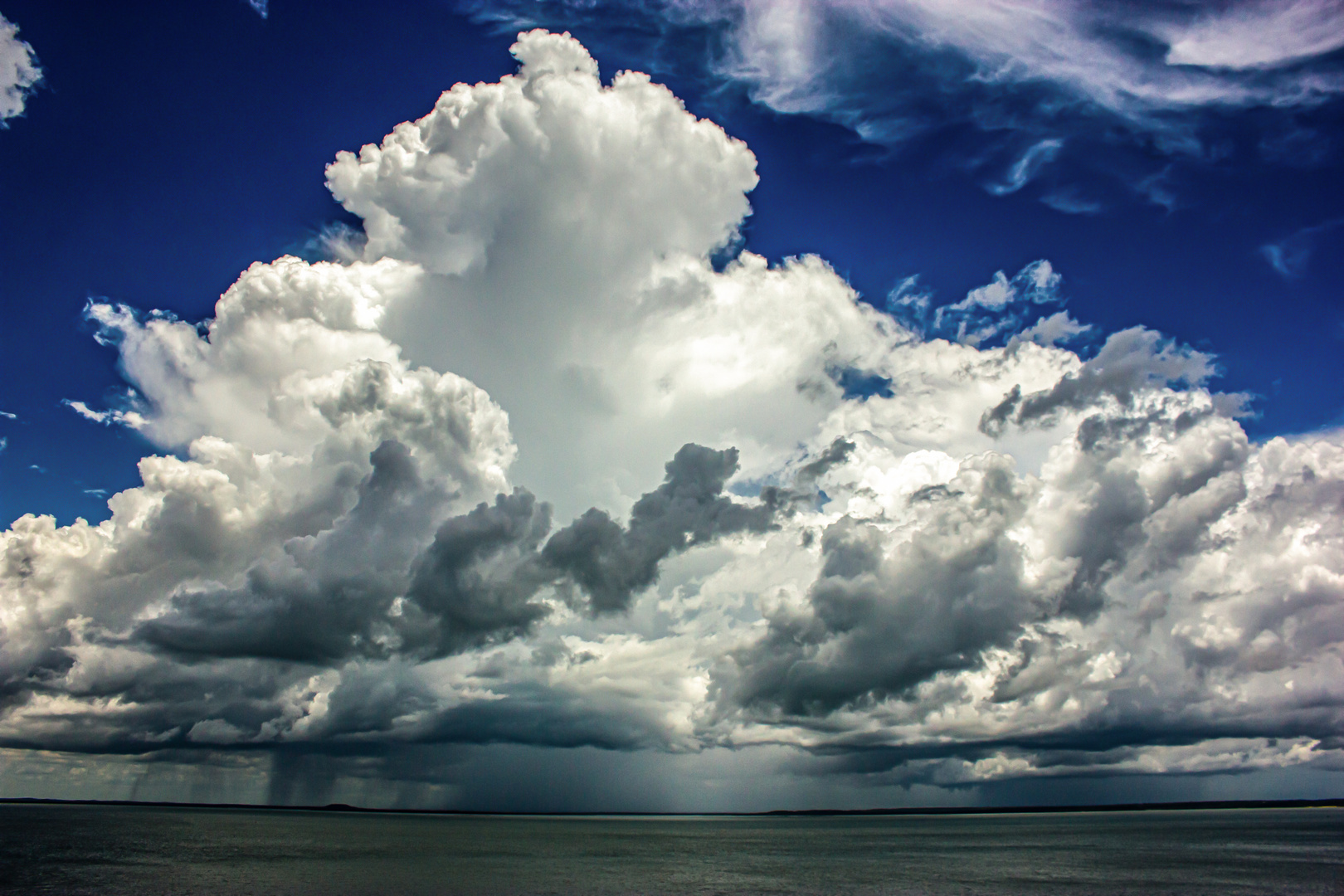 Stormcloud over Port Darwin