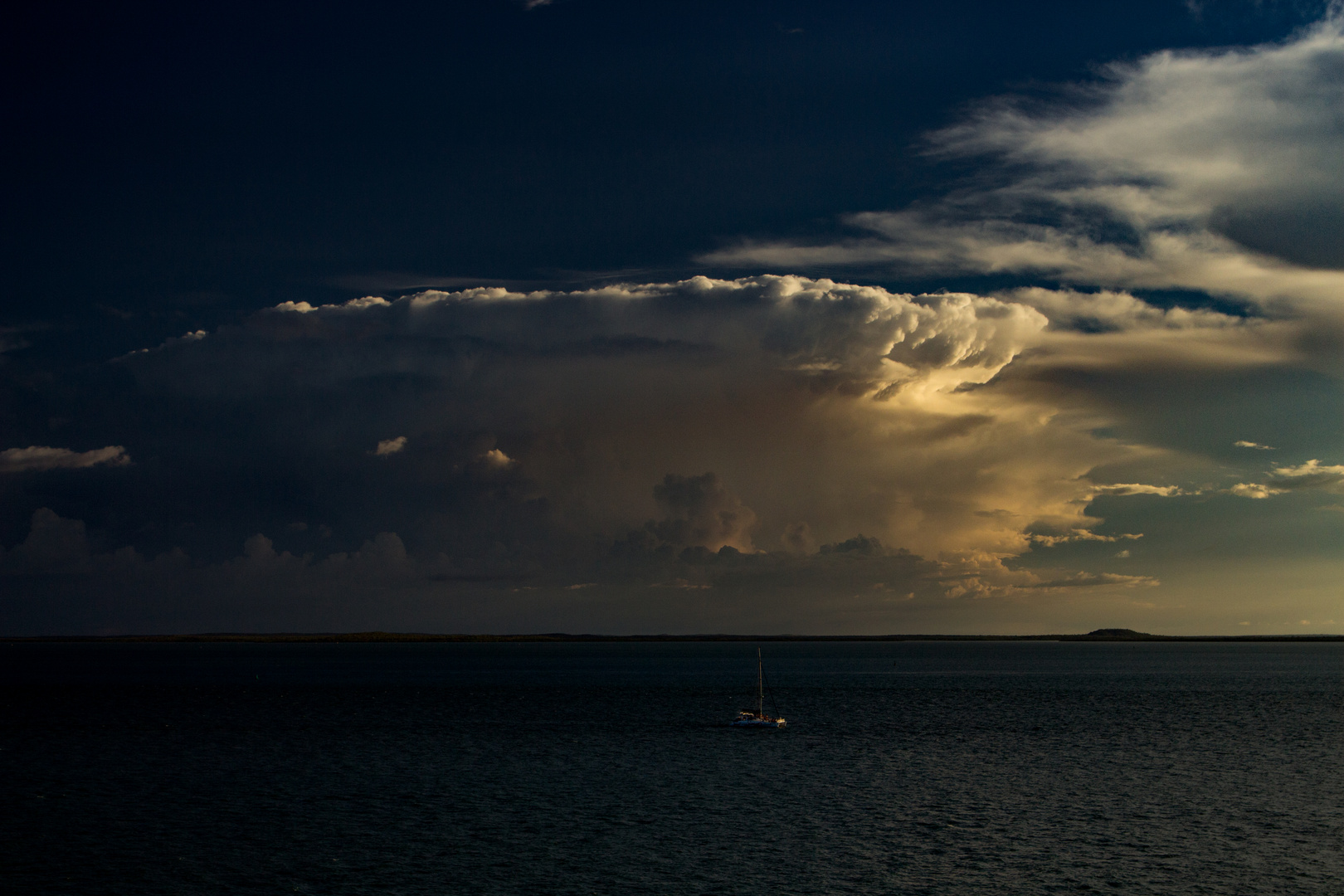 Stormcloud over Port Darwin