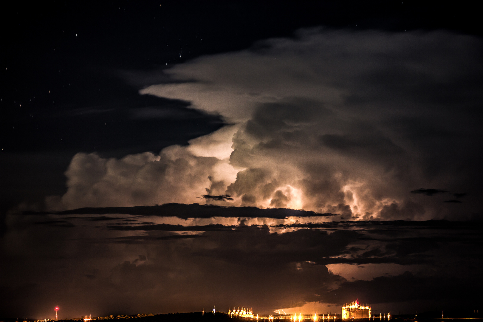 Stormcloud with lightning