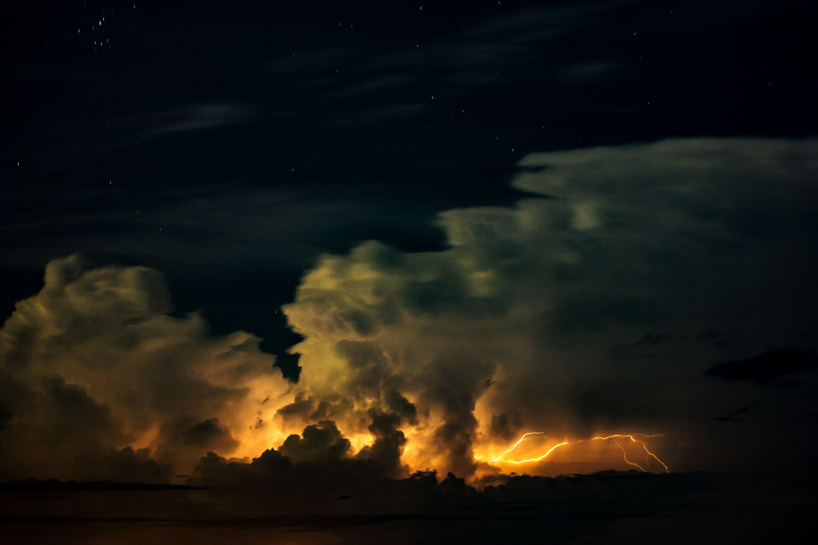 Stormcloud with lightning II