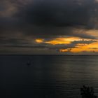 Stormclouds at sunset over Port Darwin