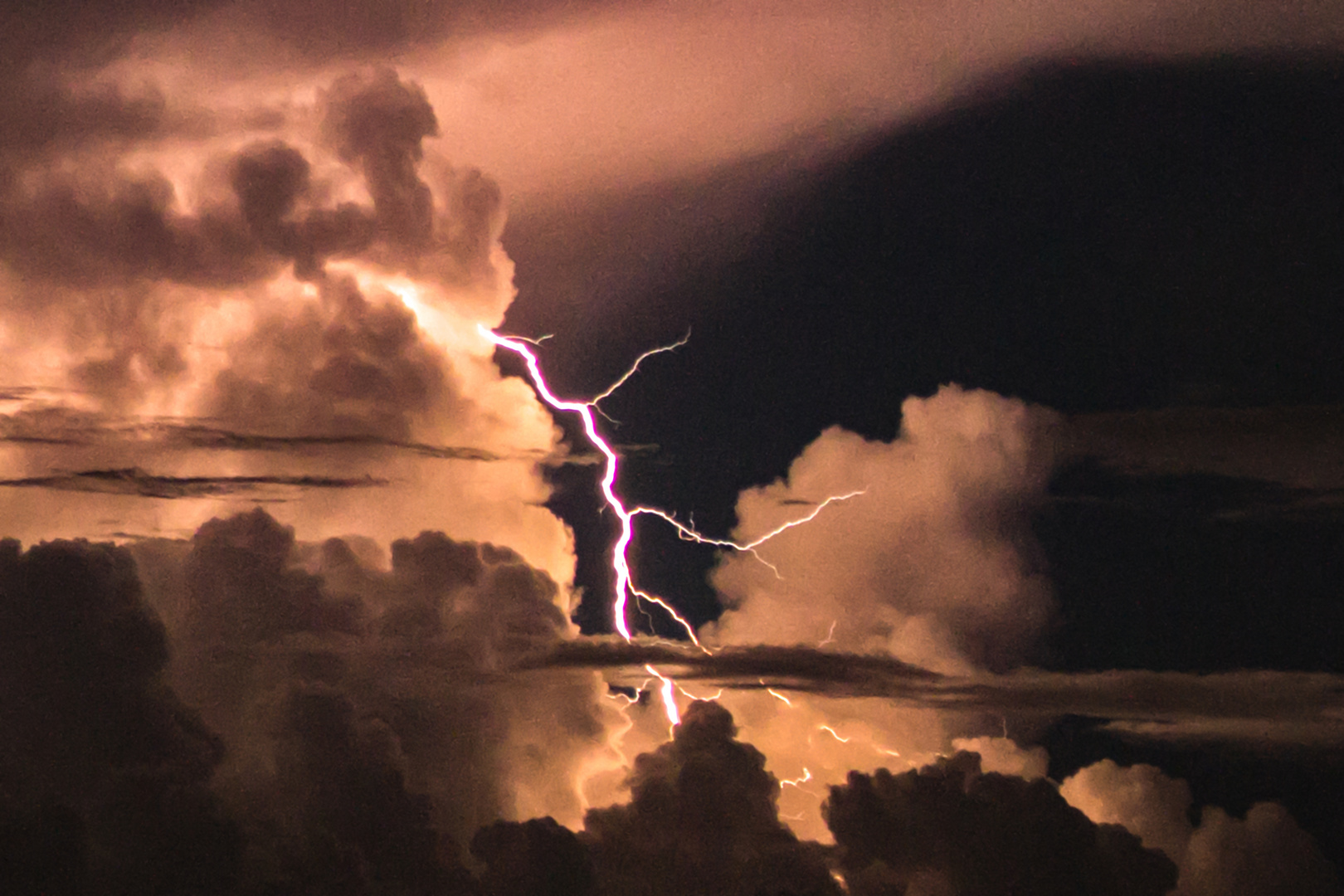 Stormclouds With Lightning