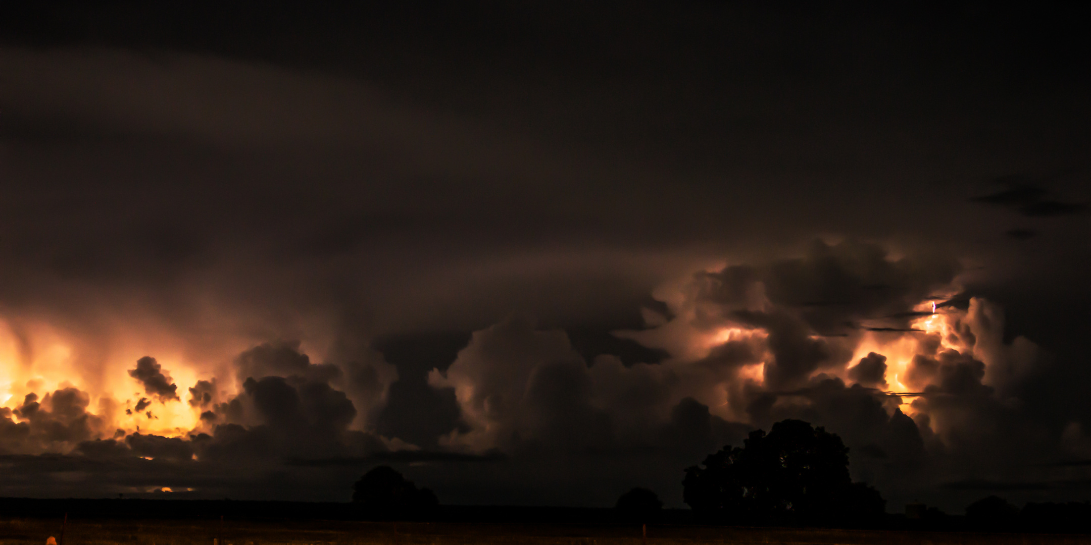 Stormclouds With Lightning