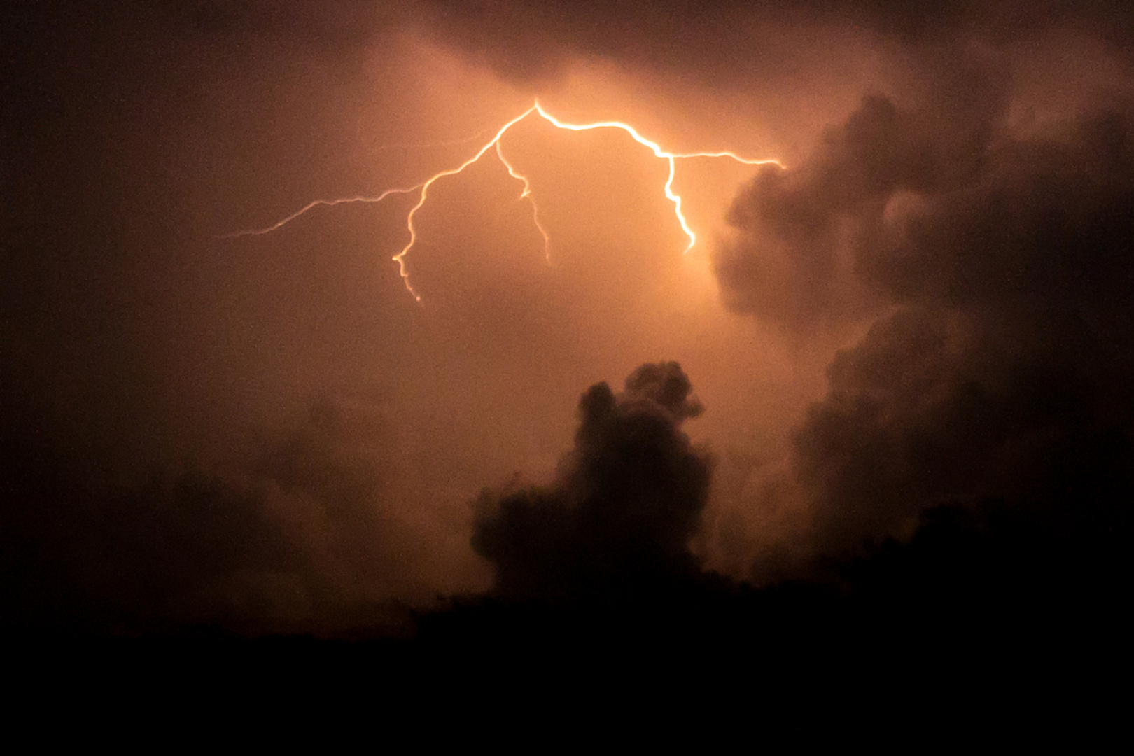 Stormclouds With Lightning