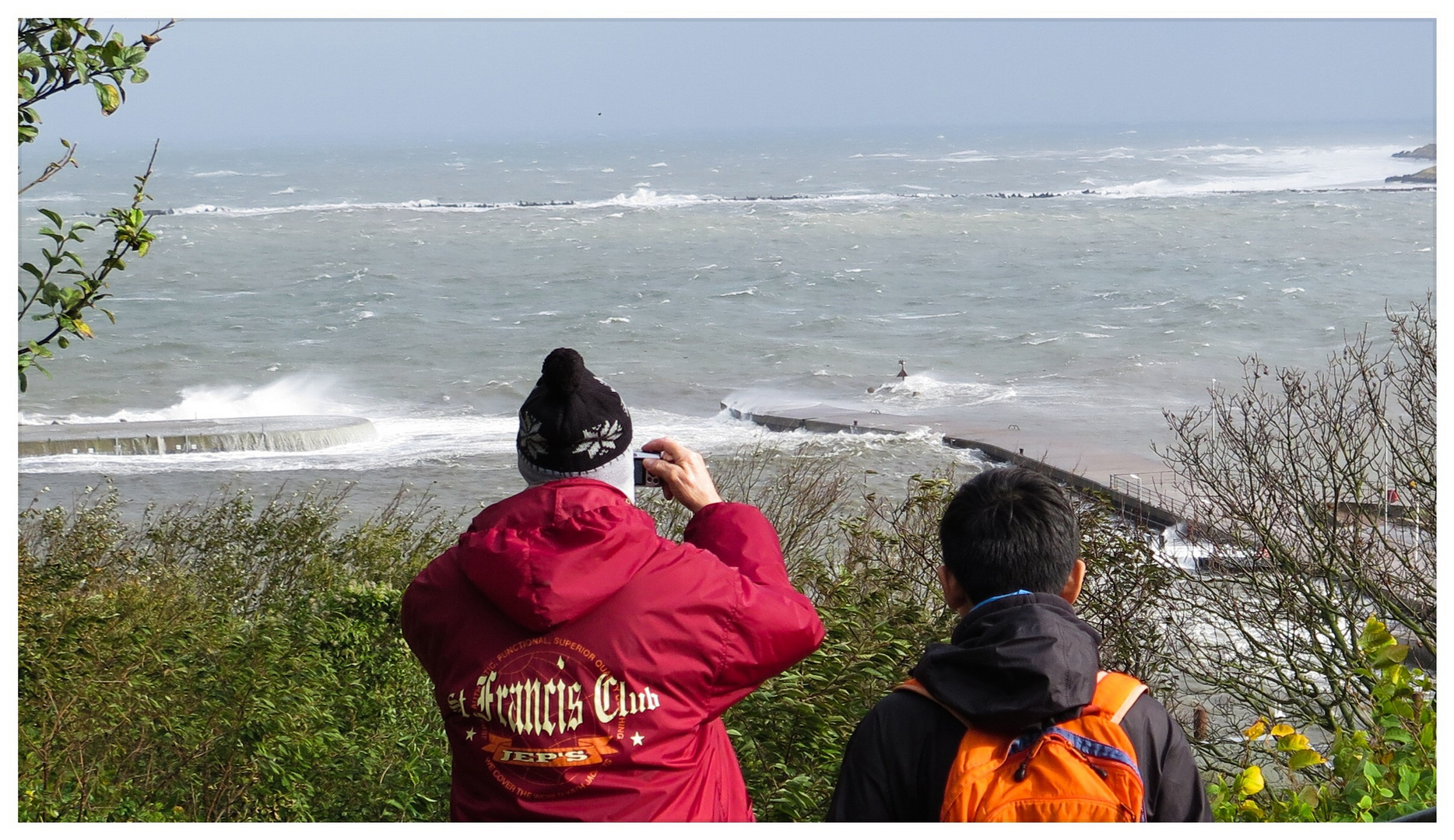 Stormwatching auf Helgoland