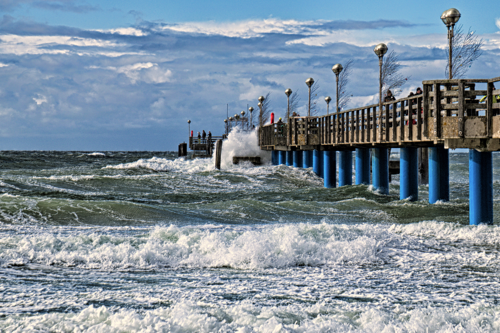 stormy beach