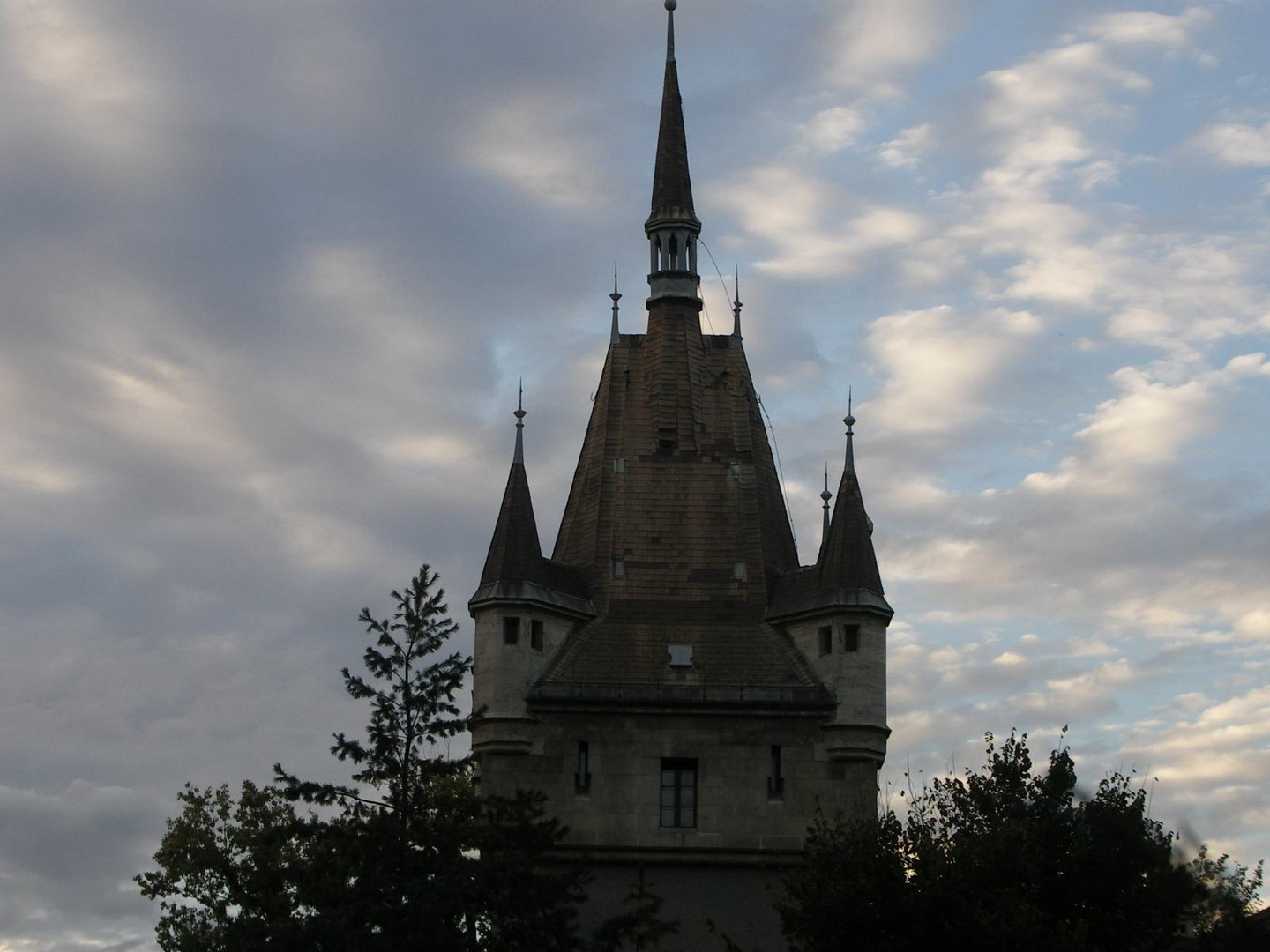 Stormy castle