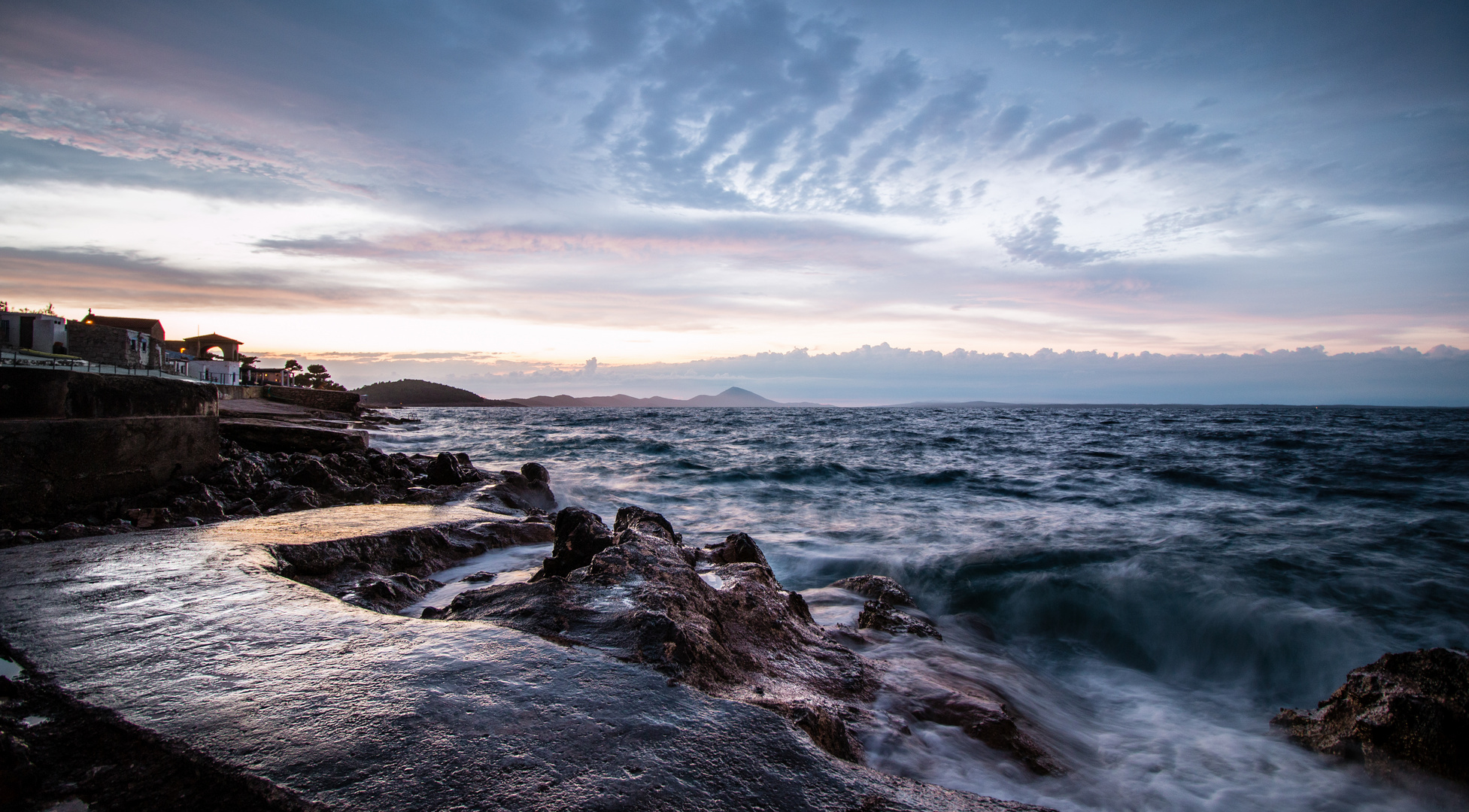 stormy coast