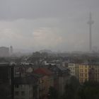 stormy Frankfurt.