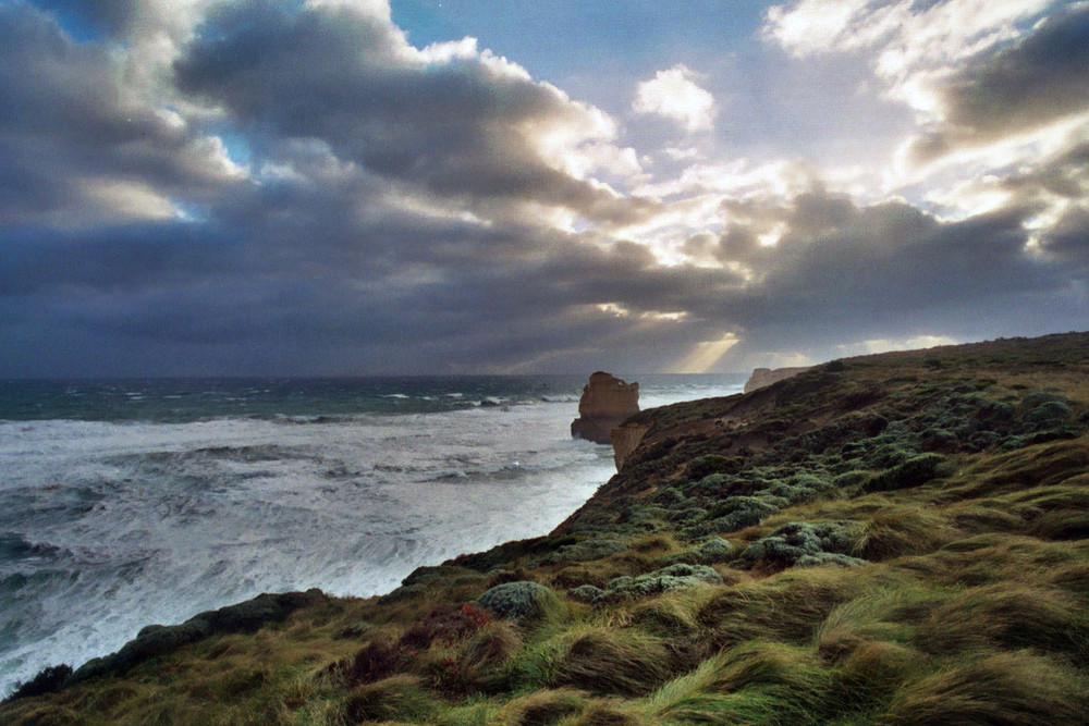 Stormy Great Ocean Road