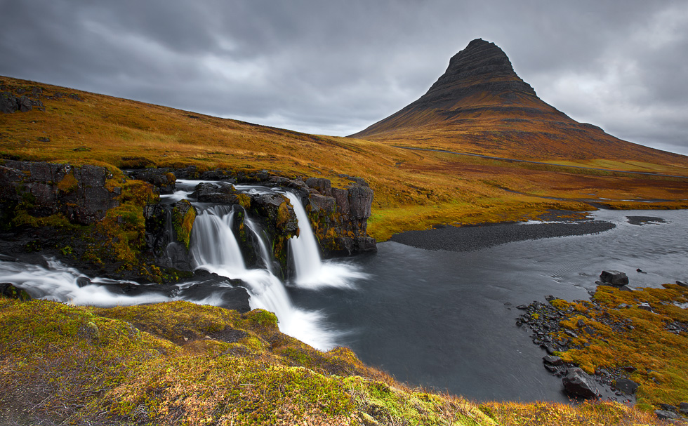 .: Stormy Kirkjufell and Foss :.