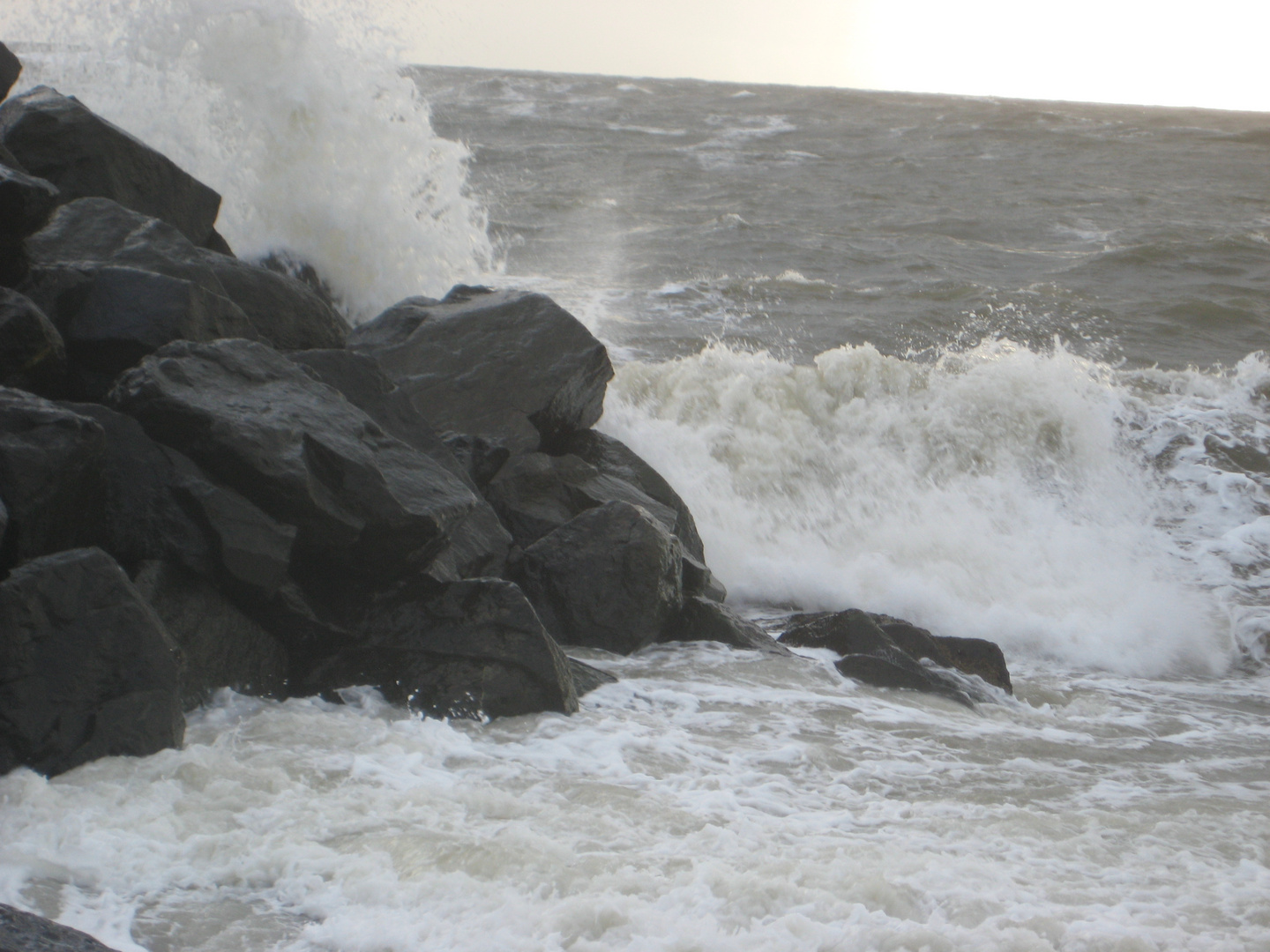 stormy North Sea