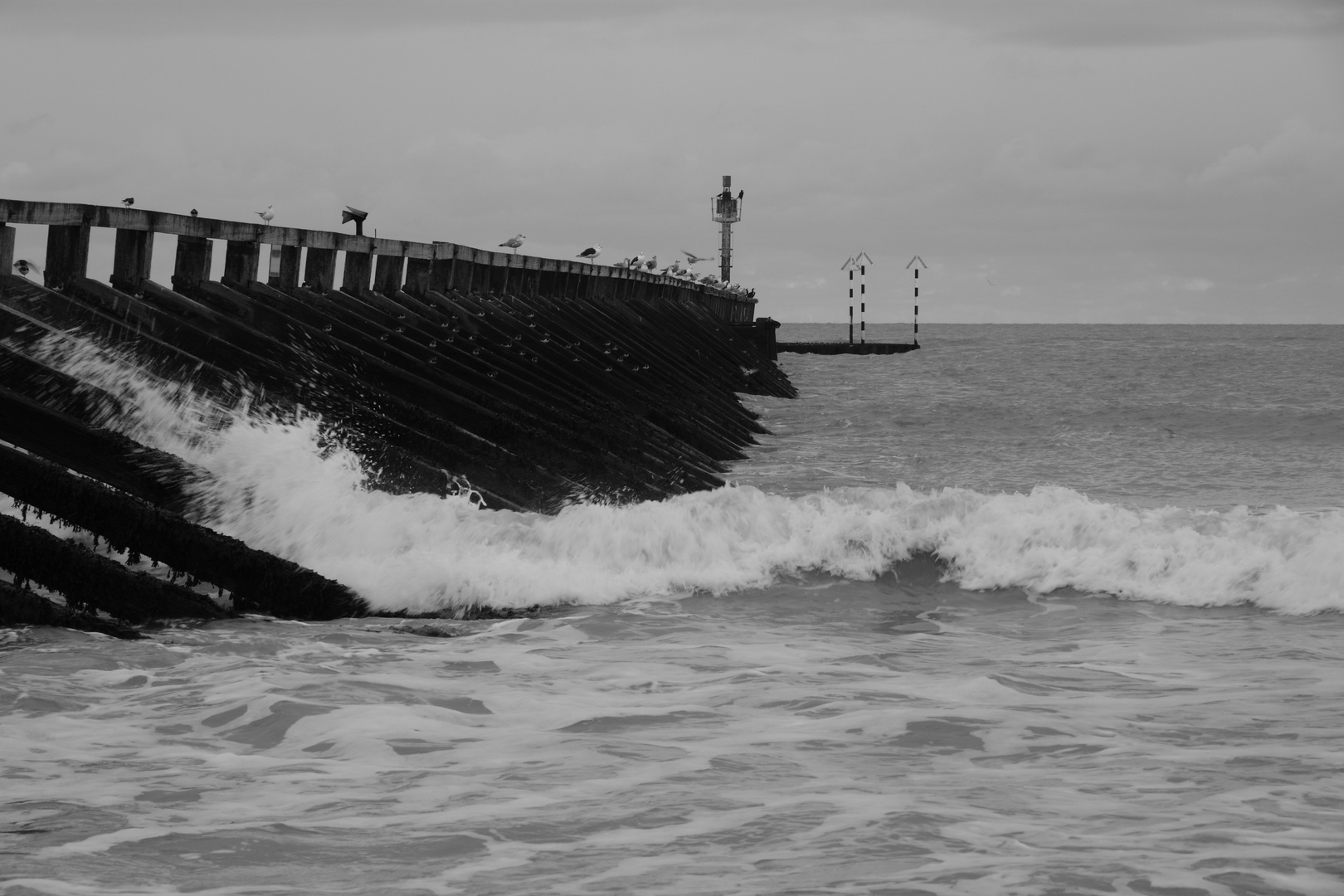 Stormy sea