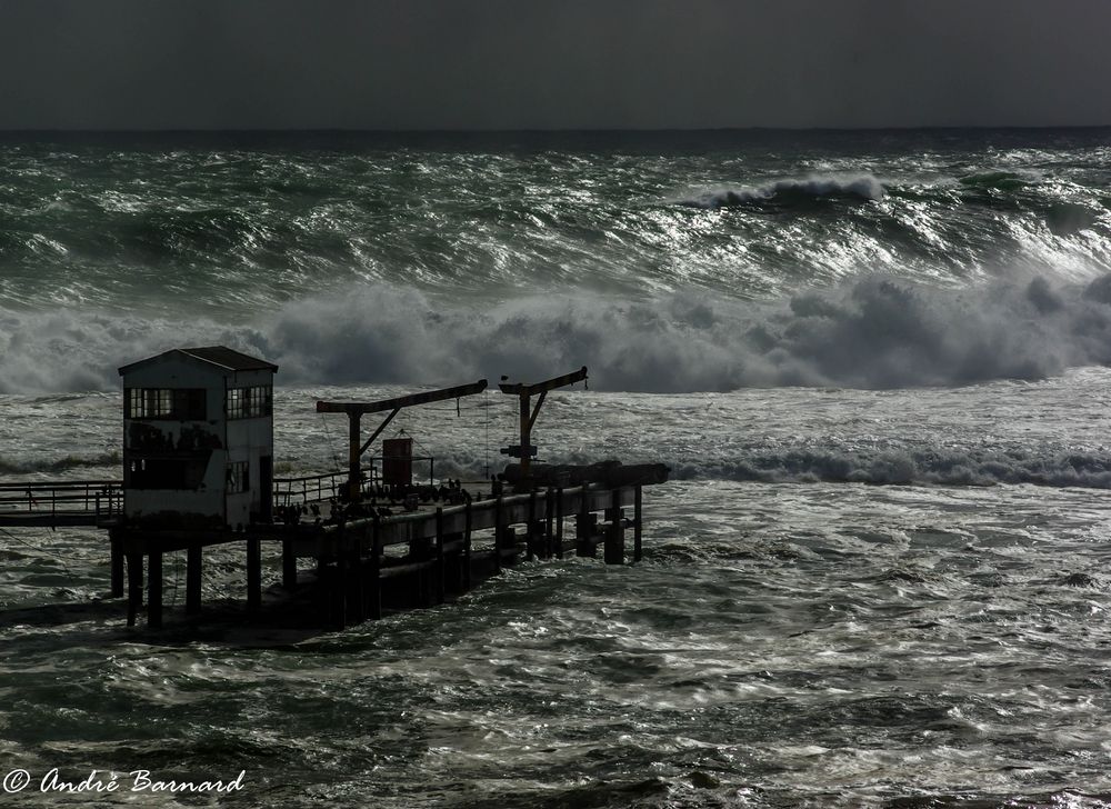 Stormy seas