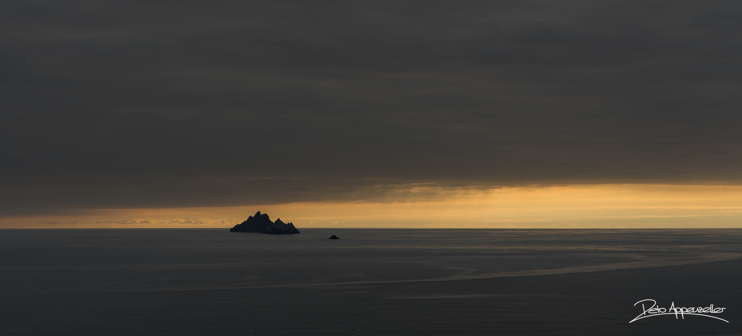 Stormy Sunset over Skellig Michael