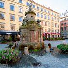 Stortorgsbrunnen am frühen Morgen ...