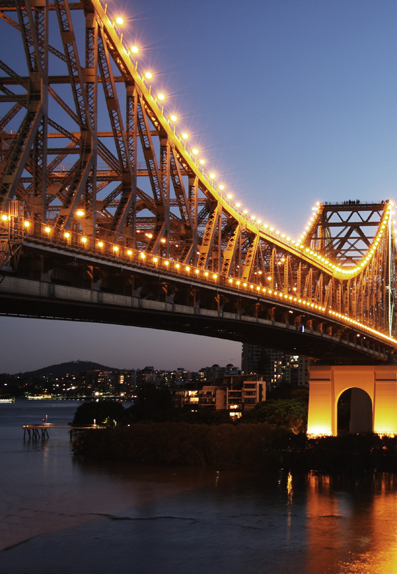 Story Bridge at night