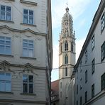 Stoß im Himmel, Salvatorgasse und Maria am Gestade