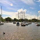 Stour river, Christchurch, Dorset, UK