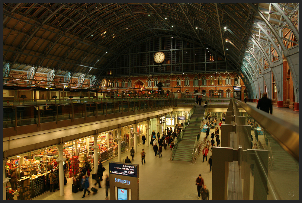 St.Pancras station...