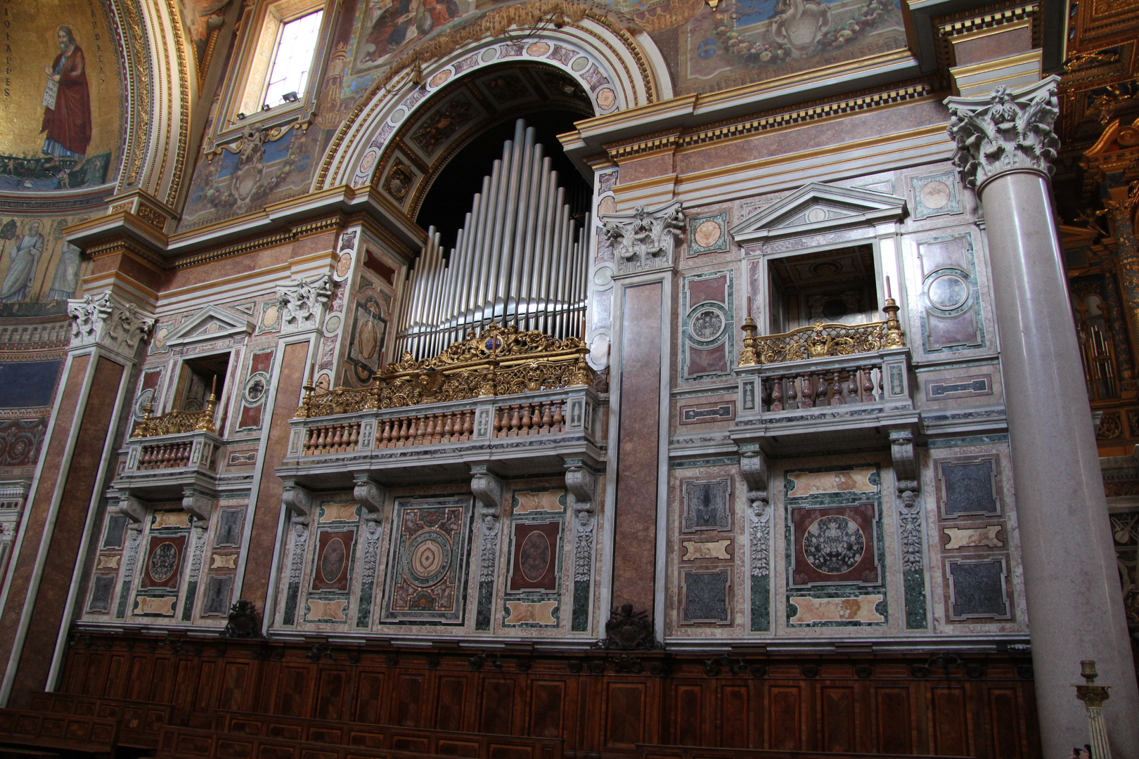 St.Paul vor den Mauern - Innen Orgel