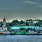 St.Pauli Landungsbrücken HDR Panorama